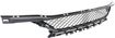 Mercedes Benz Center Bumper Grille-Textured Black, Plastic, Replacement REPM015368