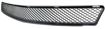 Mercedes Benz Center Bumper Grille-Textured Black, Plastic, Replacement REPM015369