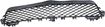 Mercedes Benz Center Bumper Grille-Black, Plastic, Replacement REPM015371