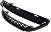 Mercedes Benz Passenger Side Bumper Grille-Black, Plastic, Replacement REPM015515