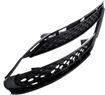 Mercedes Benz Passenger Side Bumper Grille-Black, Plastic, Replacement REPM015515