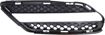 Mercedes Benz Driver Side Bumper Grille-Black, Plastic, Replacement REPM015516