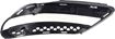 Mercedes Benz Driver Side Bumper Grille-Black, Plastic, Replacement REPM015516