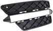 Bumper Grille, C-Class 12-14 Front Bumper Grille Rh, Outer, Textured Black, W/ Sport, Coupe/Sedan, Replacement REPM015521