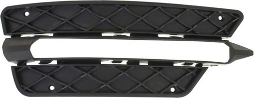 Bumper Grille, C-Class 12-14 Front Bumper Grille Lh, Outer, Textured Black, W/ Sport, Coupe/Sedan, Replacement REPM015522