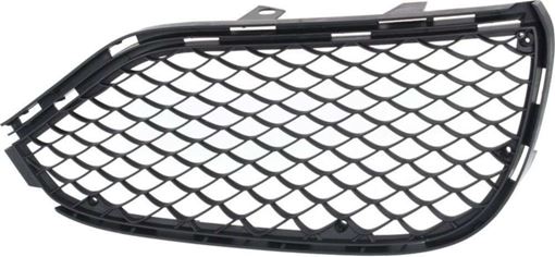 Mercedes Benz Passenger Side Bumper Grille-Textured Black, Plastic, Replacement REPM015529