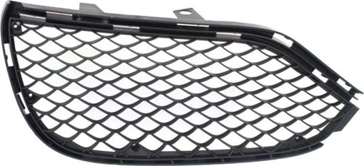 Mercedes Benz Driver Side Bumper Grille-Textured Black, Plastic, Replacement REPM015530