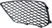 Mercedes Benz Passenger Side Bumper Grille-Textured Black, Plastic, Replacement REPM015536