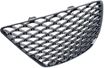 Mercedes Benz Driver Side Bumper Grille-Textured Black, Plastic, Replacement REPM015537