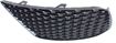 Mercedes Benz Driver Side Bumper Grille-Textured Black, Plastic, Replacement REPM015537