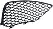 Mercedes Benz Driver Side Bumper Grille-Textured Black, Plastic, Replacement REPM015537