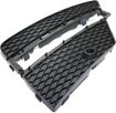 Mercedes Benz Passenger Side Bumper Grille-Textured Black, Plastic, Replacement REPM015551