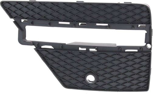 Mercedes Benz Driver Side Bumper Grille-Textured Black, Plastic, Replacement REPM015552