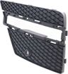 Mercedes Benz Driver Side Bumper Grille-Textured Black, Plastic, Replacement REPM015552