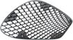 Mercedes Benz Passenger Side Bumper Grille-Textured Black, Plastic, Replacement REPM015555