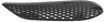 Mercedes Benz Driver Side Bumper Grille-Textured Black, Plastic, Replacement REPM015556