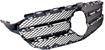 Mercedes Benz Bumper Grille-Textured Black, Plastic, Replacement REPM070197