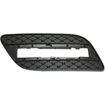 Mercedes Benz Driver Side Bumper Grille-Textured Black, Plastic, Replacement REPM112704