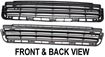 Pontiac Center Bumper Grille-Primed, Plastic, Replacement REPP015302