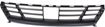 Porsche Center Bumper Grille-Textured Black, Plastic, Replacement REPP015304