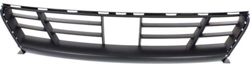 Porsche Center Bumper Grille-Textured Black, Plastic, Replacement REPP015304