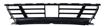 Porsche Center Bumper Grille-Textured Black, Plastic, Replacement REPP015304