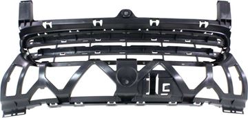 Porsche Center Bumper Grille-Black, Plastic, Replacement REPP015307