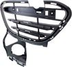 Porsche Passenger Side Bumper Grille-Textured Black, Plastic, Replacement REPP015501