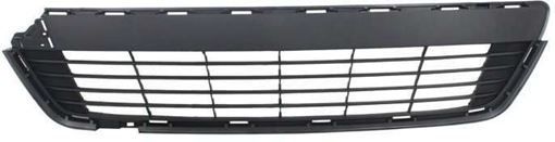 Toyota Center Bumper Grille-Textured Black, Plastic, Replacement REPT015320