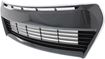 Bumper Grille, Corolla 14-16 Front Bumper Grille, Black, With Chrome Trim, S/Special Edition Models - Capa, Replacement REPT015337Q