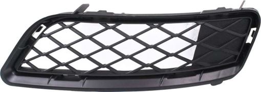 BMW Passenger Side Bumper Grille-Textured Black, Plastic, Replacement REPT015503