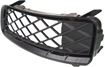 BMW Passenger Side Bumper Grille-Textured Black, Plastic, Replacement REPT015503