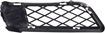 BMW Passenger Side Bumper Grille-Textured Black, Plastic, Replacement REPT015503