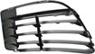 Volkswagen Passenger Side Bumper Grille-Black, Plastic, Replacement REPV015519