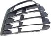 Volkswagen Driver Side Bumper Grille-Black, Plastic, Replacement REPV015520