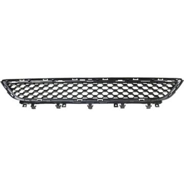 Jaguar Center Bumper Grille-Textured Black, Plastic, Replacement RJ01530001