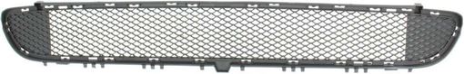 Mercedes Benz Center Bumper Grille-Dark Gray, Plastic, Replacement RM01530004Q