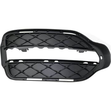 Mercedes Benz Passenger Side Bumper Grille-Textured Black, Plastic, Replacement RM01550001