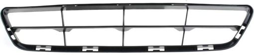 Nissan Bumper Grille-Black, Plastic, Replacement RN01530001