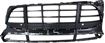 Porsche Center Bumper Grille-Black, Plastic, Replacement RP01530001