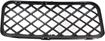 Volkswagen Passenger Side Bumper Grille-Black, Plastic, Replacement RV01550001