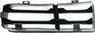 Front, Passenger Side, Outer Bumper Grille-Black, Plastic, Replacement V015501