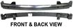 Ford, Lincoln Front Bumper Reinforcement-Steel, Replacement REPF012505