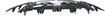 Ford Front, Upper Bumper Reinforcementent-Steel, Replacement REPF012534