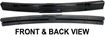 Rear Bumper Reinforcement, Replacement REPL762106