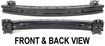 Subaru Front Bumper Reinforcement-Steel, Replacement REPS012501