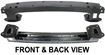 Subaru Front Bumper Reinforcement-Steel, Replacement REPS012511