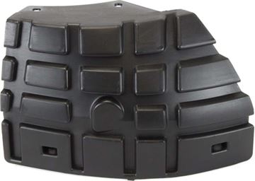 GMC Front, Passenger Side, Front Section Bumper Retainer-Black, Plastic, Replacement REPG019105