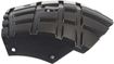 GMC Front, Driver Side, Front Section Bumper Retainer-Black, Plastic, Replacement REPG019106