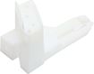 Mitsubishi Front, Passenger Side Bumper Retainer-Primed, Plastic, Replacement REPM019113